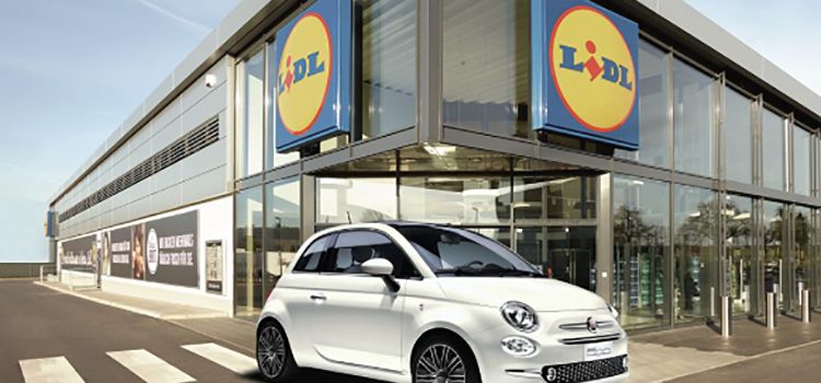 Lidl mit Fiat 500