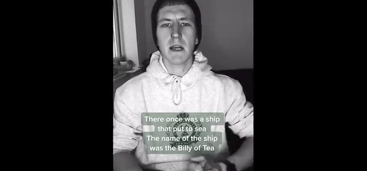 Nathan Evans auf Tiktok singt ein Sea Shanty