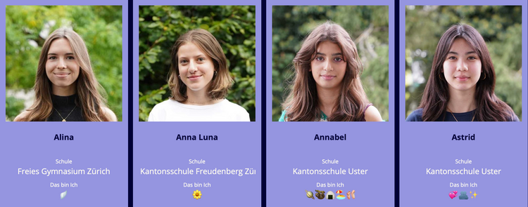 4 junge Frauen, die als Tech Angels operieren