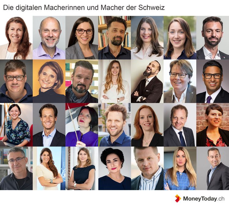 Galerie der digitalen Macherinnen und Macher der Schweiz