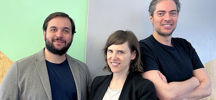 Das Gründertrio von Futurae: Claudio Marforio (COO), Sandra Tobler (CEO), Nikos Karapanos (CTO)