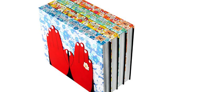 Die Edition "Live from Montreux" mit vier Bildbändern