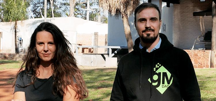 Valentine Pleser & Sascha Grumbach, die Gründer von Green Mining DAO