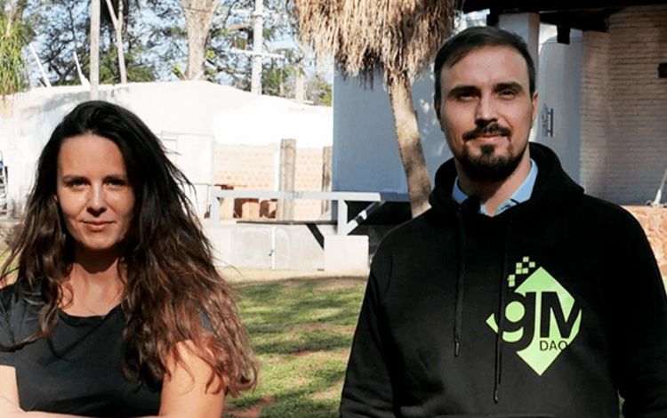 Valentine Pleser & Sascha Grumbach, die Gründer von Green Mining DAO
