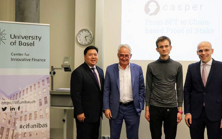 Vitalik Buterin in der Universität Basel