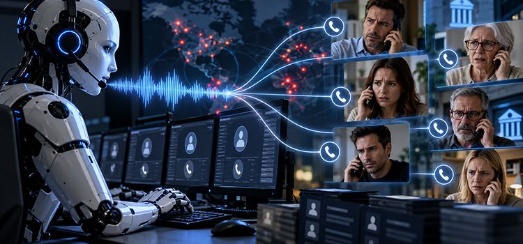 KI, welche selbstständig Vishing-Attacken durchführt