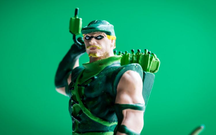 Superheld Green Arrow als Figur