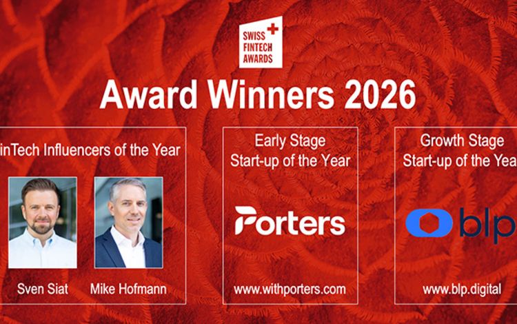 Die Award-Gewinner im Bild des Swiss FinTech Awards 2026