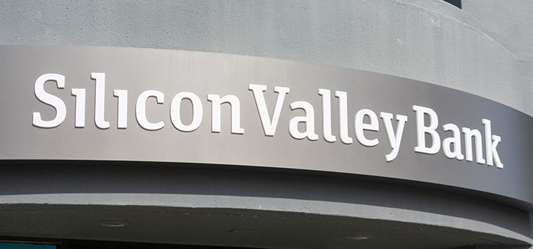Haupteingang der Silicon Valley Bank im Kaliornien