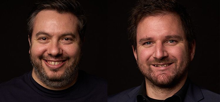 Die Gründer des LegalTech-Startups Scriveo: Francesco Carelli & Alain Basler