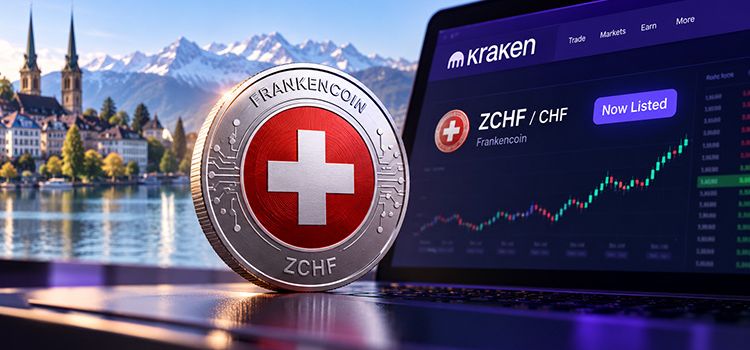 Frankencoin wird auf der Kryptobörse Kraken gelistet