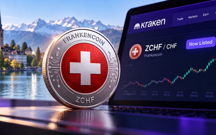 Frankencoin wird auf der Kryptobörse Kraken gelistet