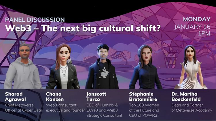 Ein Blick ins Metaverse, Paneldiskussion am WEF in Davos