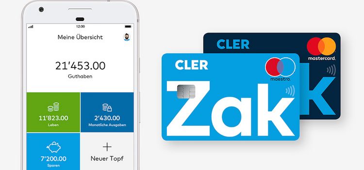 Banking App Zak von Bank Cler