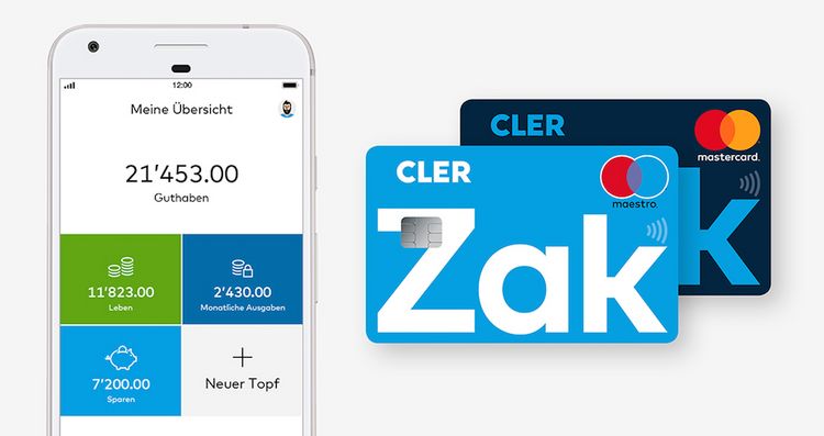 Banking App Zak von Bank Cler