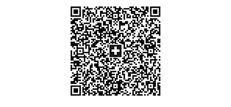 Swiss QR-Code mit Schweizerkreuz