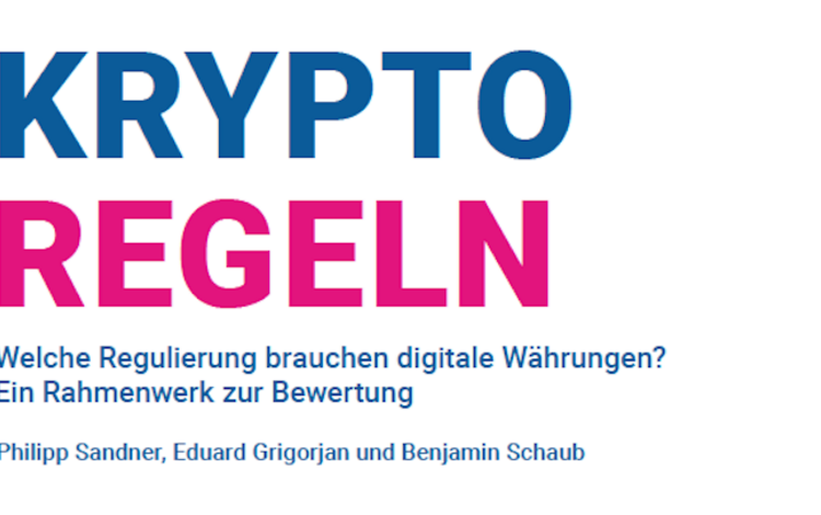 Cover des Regelwerks zur Kryptoregulierung