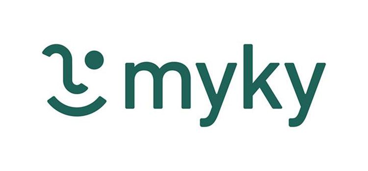 Das Logo der Plattform Myky