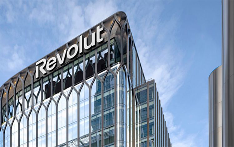 Ansicht des Revolut Headquarters in London