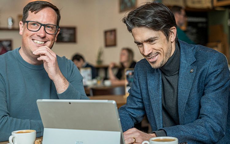 Finpension-Gründer Ivo Blättler & Beat Bühlmann