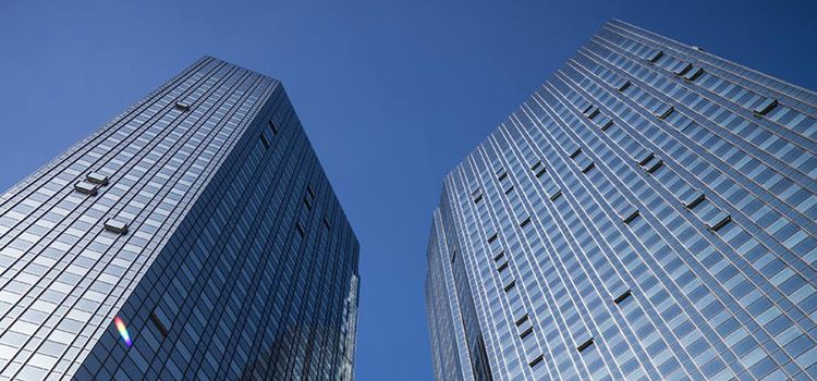 Der Hauptsitz der Deutschen Bank in Frankfurt