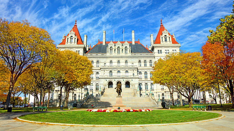 Das New York State Capitol in Albany