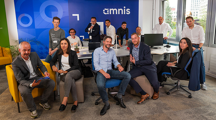 Das Team des FinTechs Amnis