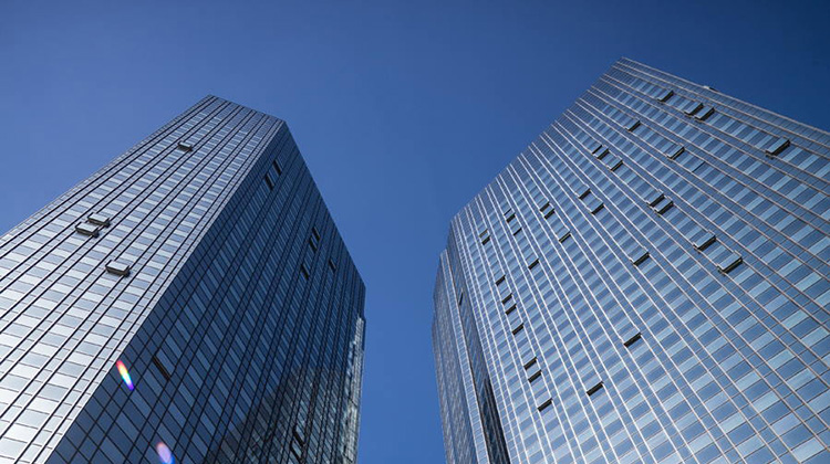 Der Hauptsitz der Deutschen Bank in Frankfurt