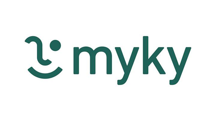 Das Logo der Plattform Myky