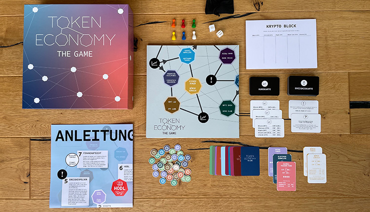 Brettspiel Token Economy mit Zubehör