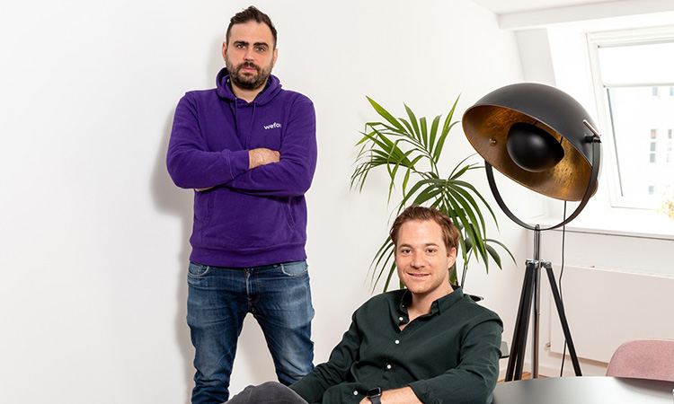 Die Gründer von Wefox Julian Teicke und Fabian Wesemann