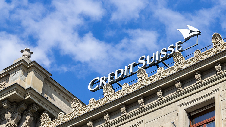 Teil des Gebäudes der Credit Suisse am Paradeplatz