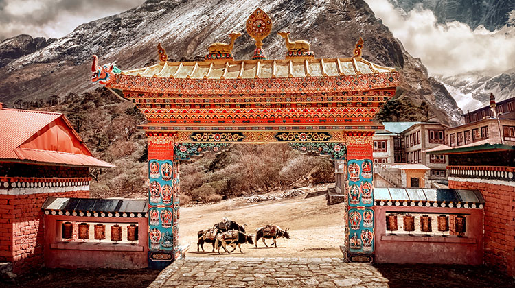 Buddhistisches Kloster in Nepal