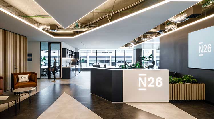 Office der Neo-Bank N26 in Barcelona