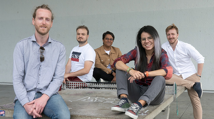 Das Team des Klima-Tech-Startups Pelt8