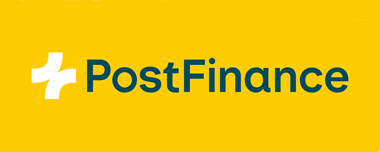 Das neue Logo der Postfinance