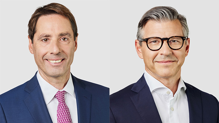 Thomas Schneider, Bankratspräsident der BLKB & John Häfelfinger, CEO der BLKB 