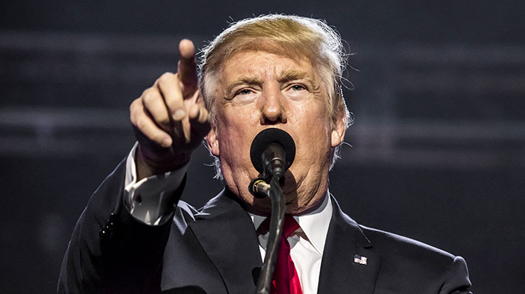 US-Präsident Donald Trump bei einer Ansprache