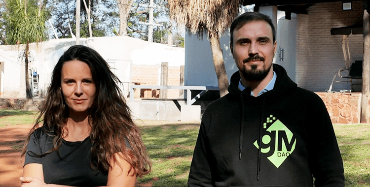 Valentine Pleser & Sascha Grumbach, die Gründer von Green Mining DAO