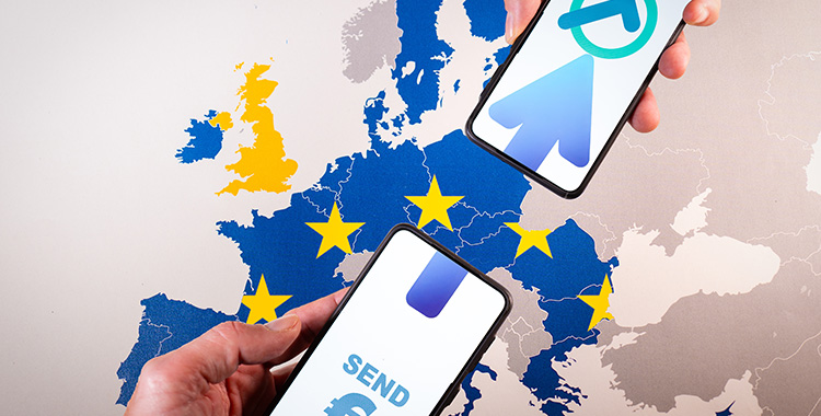 Symbolbild für Instant-Zahlungen im EU-Raum