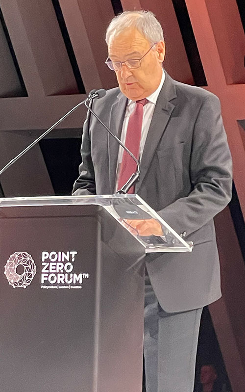 Guy Parmelin, Bundesrat, am Point Zero Forum