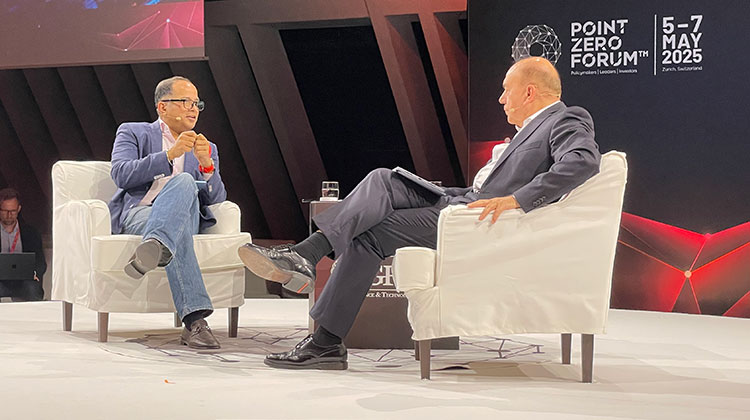 Dr. Axel Weber im Gespräch mit Sopnendu Mohanty, Group CEO, GFTN