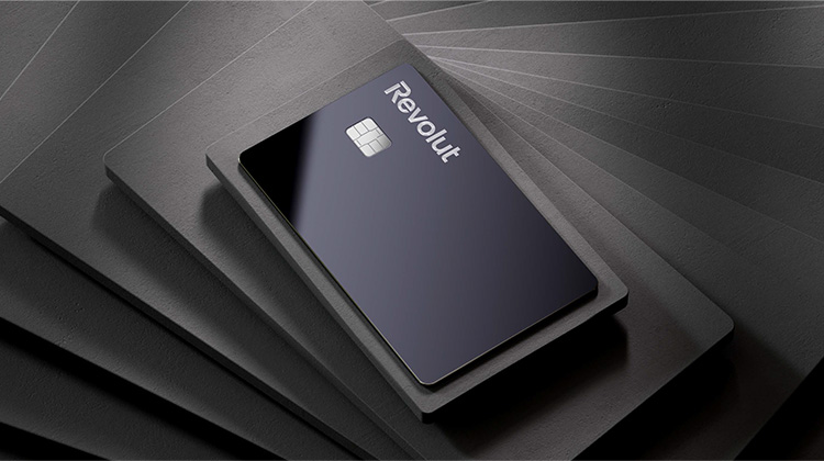 Debitekarte der Neo-Bank Revolut