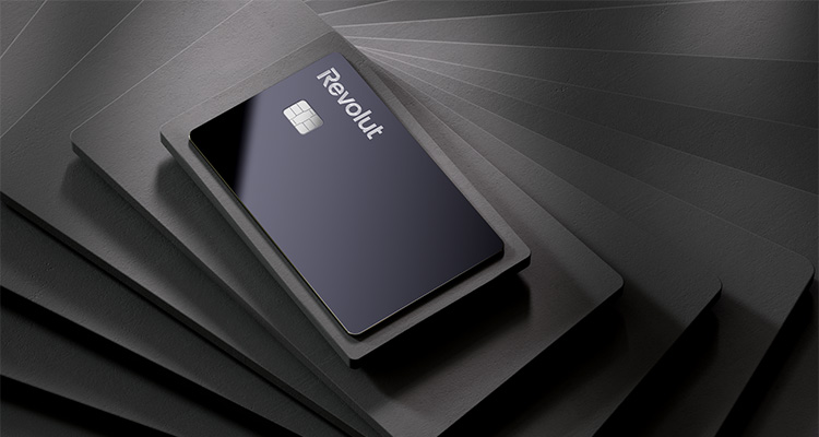 Debitkarte der Challenger-Bank Revolut