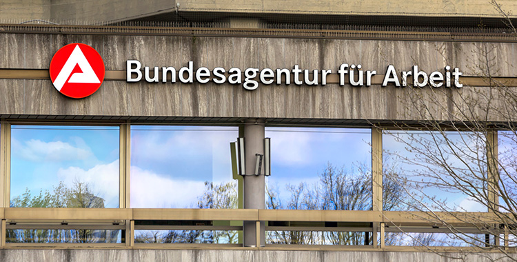 Das Gebäude der Bundesagentur für Arbeit in Nürnberg