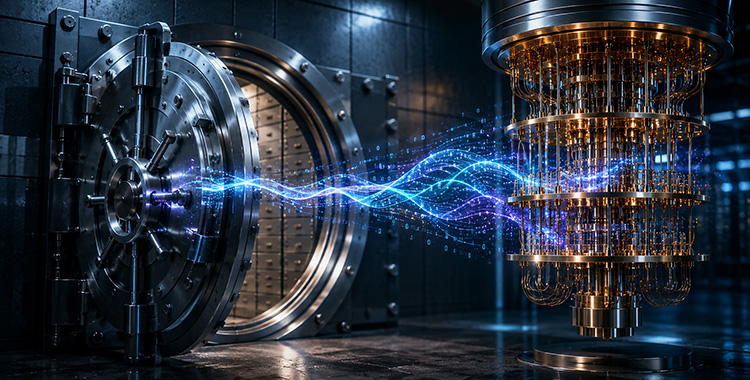 Quantencomputer öffnet einen grossen Banktresor