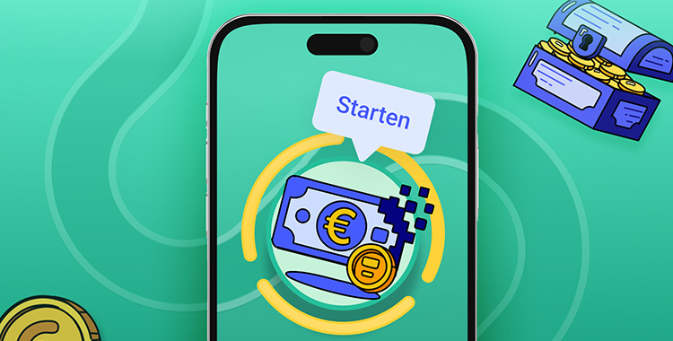 Illustration, welche das Thema Finanzbildung symbolisieren soll