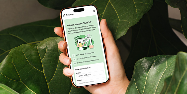 Smartphone mit aufgeschalteter App für einen 3a-Check