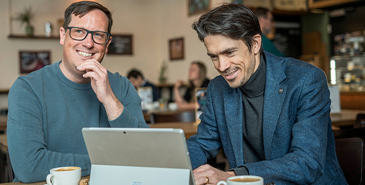 Finpension-Gründer Ivo Blättler & Beat Bühlmann