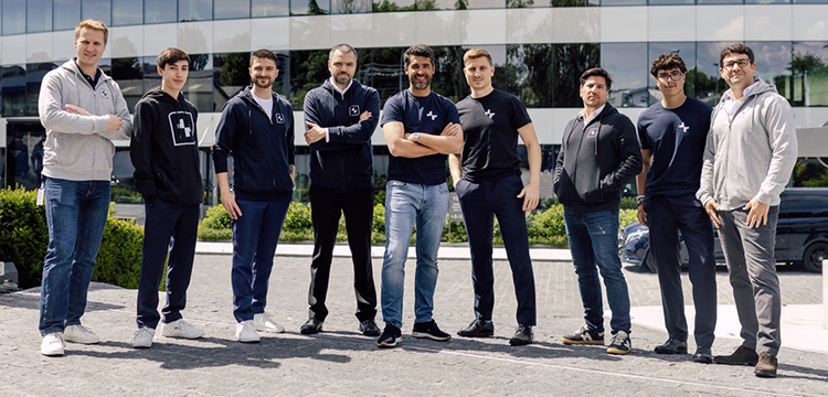 Das Team Schweiz der Neo-Bank Helvo in Crissier